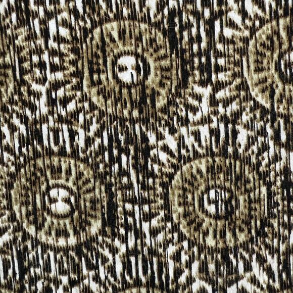 J. Jill Wearever Collection Stretch Dress Tribal SZ SP Soft Neutral Knee Midi - Picture 6 of 6